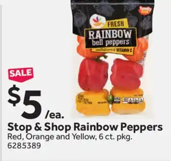 Stop&Shop Stop & shop rainbow peppers offer