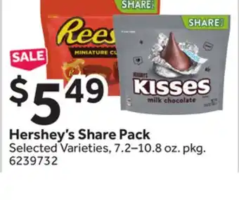 Stop&Shop Hershey's share pack offer