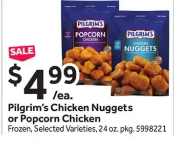 Stop&Shop Pilgrim's chicken nuggets or popcorn chicken offer
