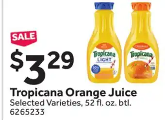 Stop&Shop Tropicana orange juice offer