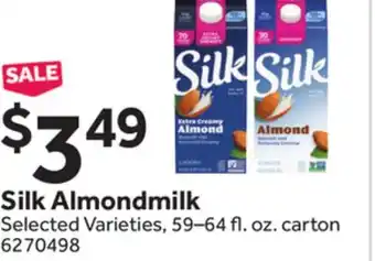 Stop&Shop Silk almondmilk offer