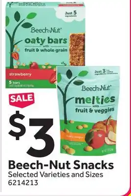 Stop&Shop Beech-nut snacks offer