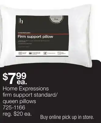 JC Penney Home expressions firm support standard/ queen pillows offer