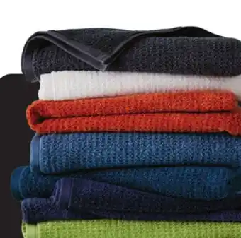 JC Penney Home expressions quick-dri or distant lands perfect color bath towels offer