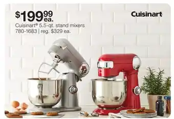 JC Penney Cuisinart 5.5-qt. stand mixers offer