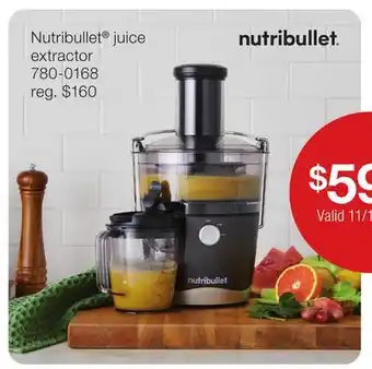 JC Penney Nutribullet juice extractor offer