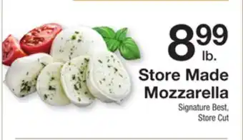 The Fresh Grocer Store made mozzarella offer