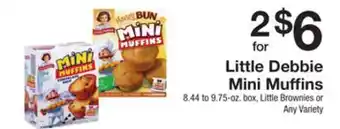The Fresh Grocer Mini muffins offer