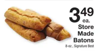 The Fresh Grocer Store made batons offer