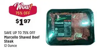 Grocery Outlet Shaved beef steak offer