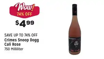 Grocery Outlet Cali rose offer