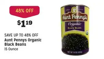Grocery Outlet Organic black beans offer