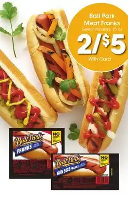Ralphs Ball park meat franks offer