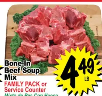Superior Grocers Bone-in beef soup mix offer