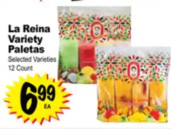 Superior Grocers La reina variety paletas offer