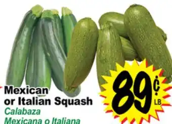Superior Grocers Mexican or italian squash offer