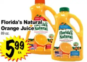Superior Grocers Florida's natural orange juice offer