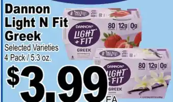 Superior Grocers Dannon light n fit greek offer