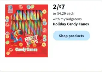 Walgreens Holiday candy canes offer