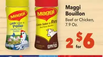 Vallarta Supermarkets Maggi bouillon offer
