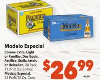 Vallarta Supermarkets Modelo especial offer
