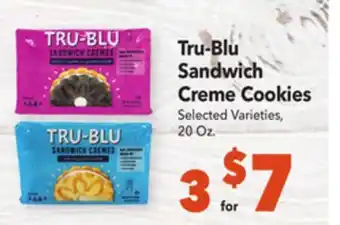 Vallarta Supermarkets Tru-blu sandwich creme cookies offer