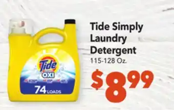 Vallarta Supermarkets Tide simply laundry detergent offer