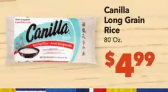 Vallarta Supermarkets Canilla long grain rice offer
