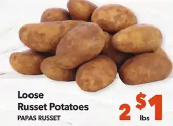 Vallarta Supermarkets Loose russet potatoes/papas russet offer
