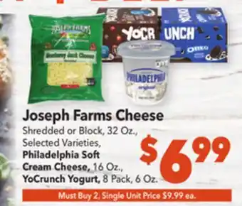 Vallarta Supermarkets Joseph farms cheese offer
