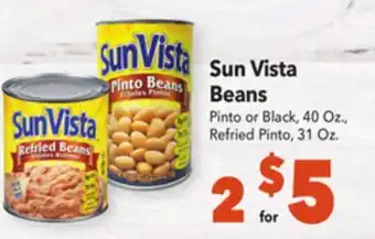 Vallarta Supermarkets Sun vista beans offer