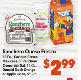 Vallarta Supermarkets Ranchero queso fresco offer