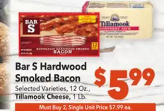 Vallarta Supermarkets Bar s hardwood smoked bacon offer