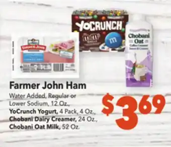Vallarta Supermarkets Farmer john ham offer