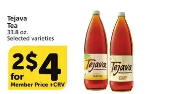 Vons Tejava tea offer