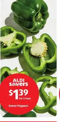 Aldi Green peppers offer