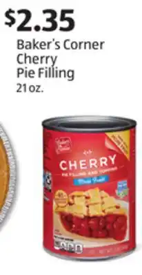 Aldi Baker's corner cherry pie filling offer