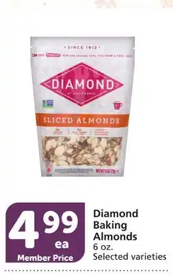 Vons Diamond baking almonds offer