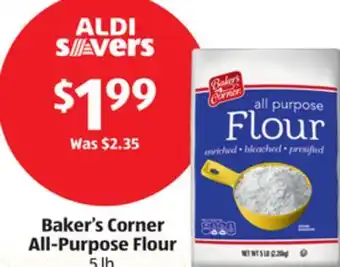 Aldi Baker's corner all-purpose flour offer
