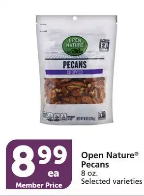 Vons Open nature pecans offer