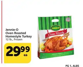 Albertsons Jennie-o oven roasted homestyle turkey offer