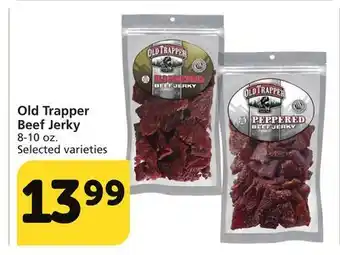 Albertsons Old trapper beef jerky offer