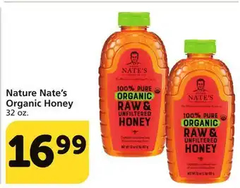 Albertsons Nature nate's organic honey offer
