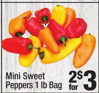 Super King Markets Mini sweet peppers offer