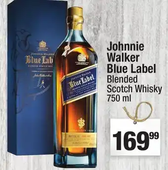 Super King Markets Johnnie walker blue label blended scotch whisky offer
