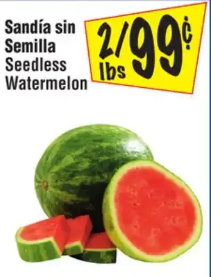 El Super Seedless watermelon offer