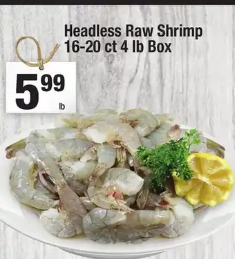 Super King Markets Headless raw shrimp offer
