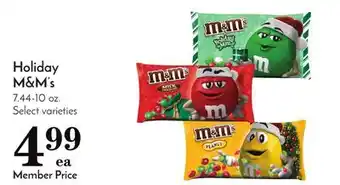 Pavilions Holiday m&m's offer