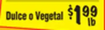 El Super Dulce o vegetal offer