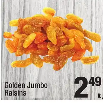 Super King Markets Golden jumbo raisins offer